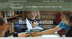 Desktop Screenshot of foothillsschool.org