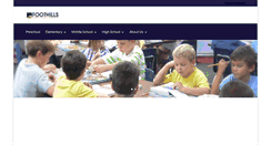 Desktop Screenshot of foothillsschool.net